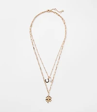 Lucky Clover Layered Necklace Set