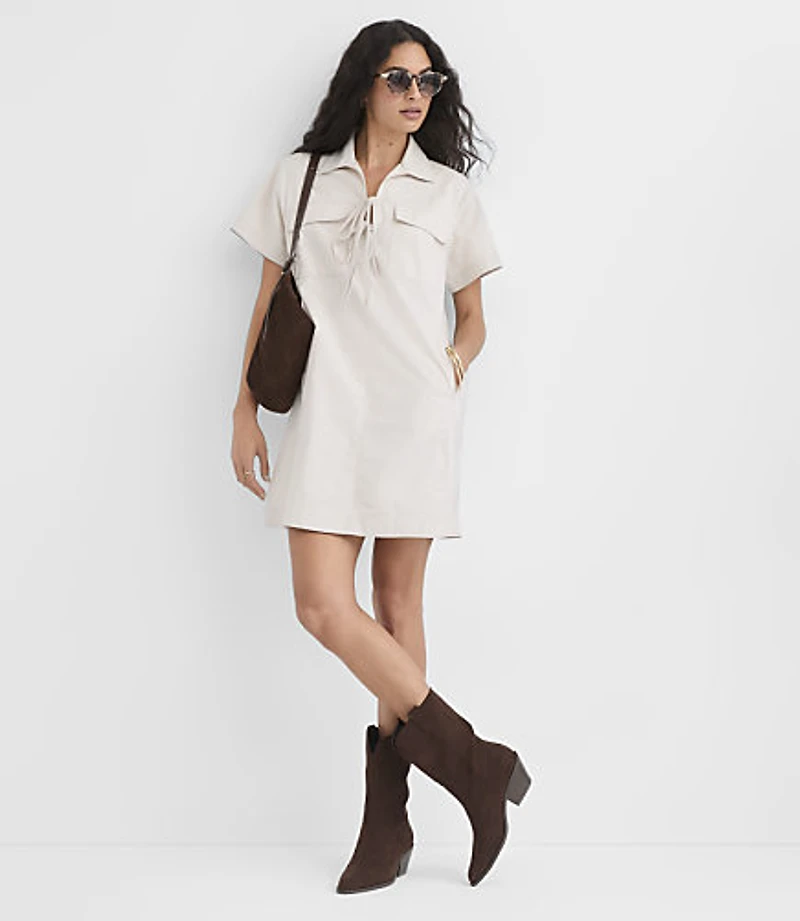 Bow Mini Pocket Dress