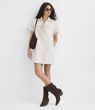 Bow Mini Pocket Dress