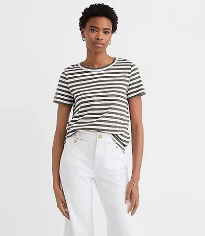 Striped Everyday Crew Tee