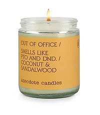 Anecdote Candles Out Of Office Gold Tumbler Candle