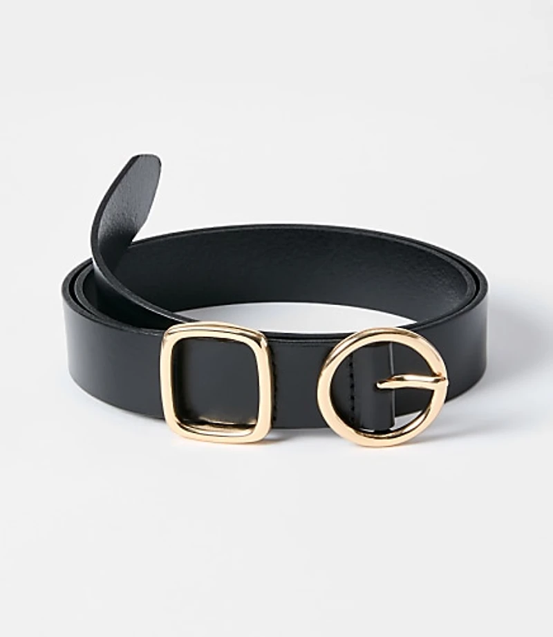 LOFT Versa Geo Leather Belt