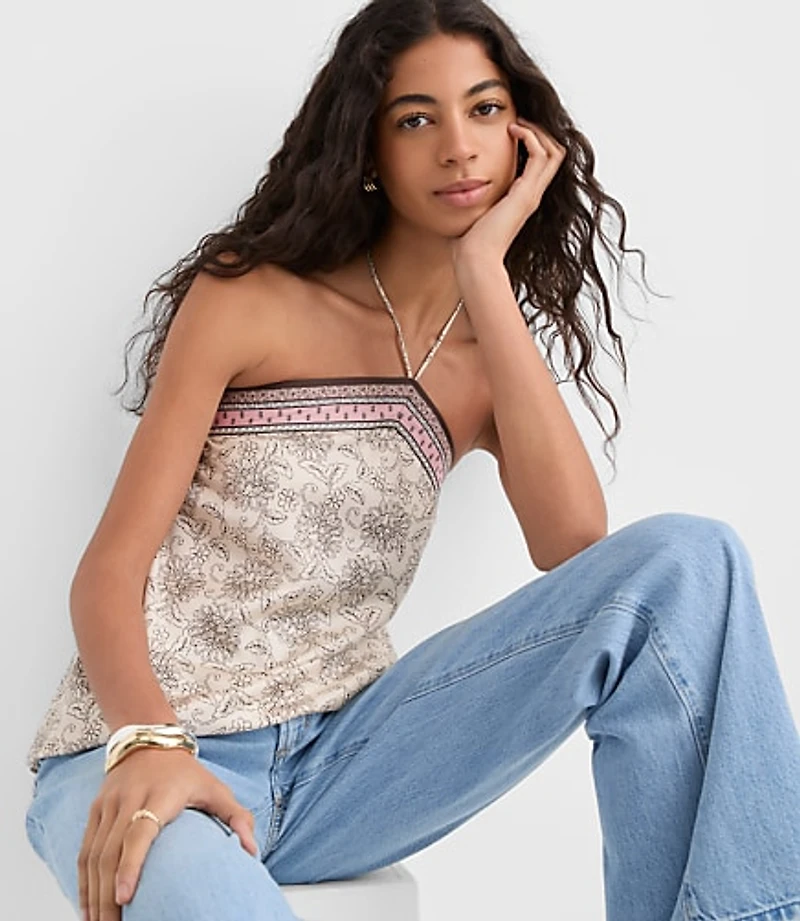 Patchwork Halter Top