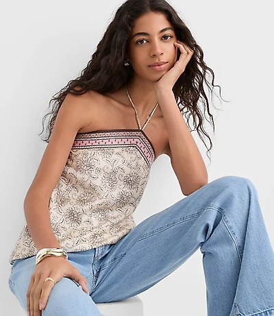 Patchwork Halter Top