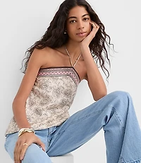Patchwork Halter Top