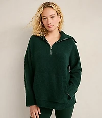 Haven Well Within Boucle Half-Zip Pullover