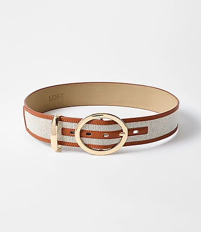 Wide Canvas Belt