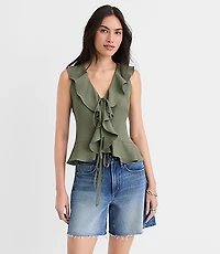 Ruffle Bow Top