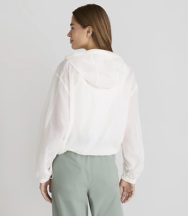 Petite Lou & Grey Sheer Zip Jacket