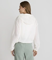Petite Lou & Grey Sheer Zip Jacket