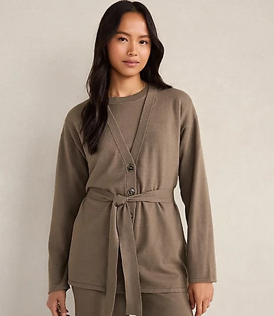 Haven Well Within Relaxed Jersey Cardigan
