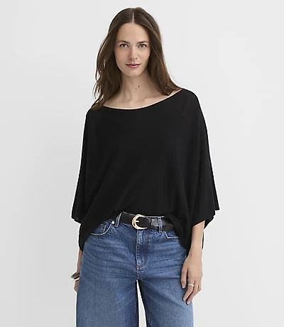 Dolman Boatneck Sweater