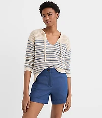 Petite Cuffed Shorts Refined Denim