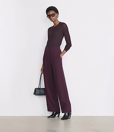 LOFT Versa Ribbed Henley Sweater