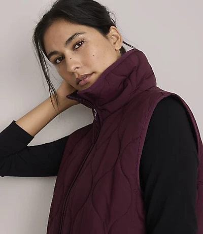 Lou & Grey Quilted Pocket Vest