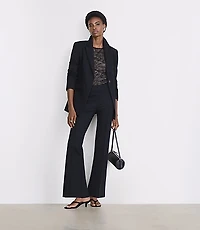 LOFT Versa Ponte Deluxe Seamed Waist Blazer