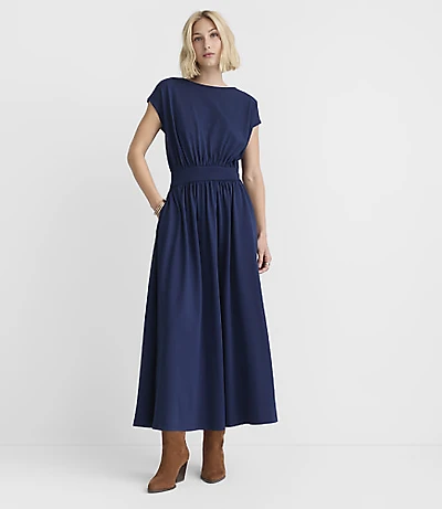 Wedge Midi Pocket Dress