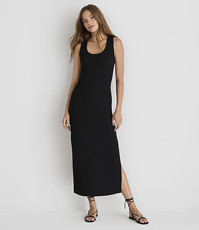 lou and grey midi dress Lou & Grey Wanderweave Cutout Midi Dress Size Large Beige Grey Women's