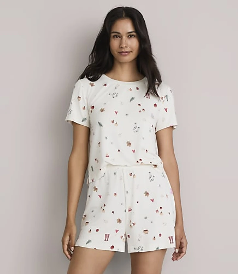 Lou & Grey Autumn Vibes Essential Modal Pajama Shorts