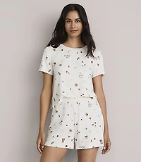 Lou & Grey Autumn Vibes Essential Modal Pajama Shorts