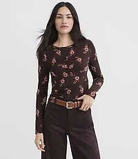 Floral Ruched Top