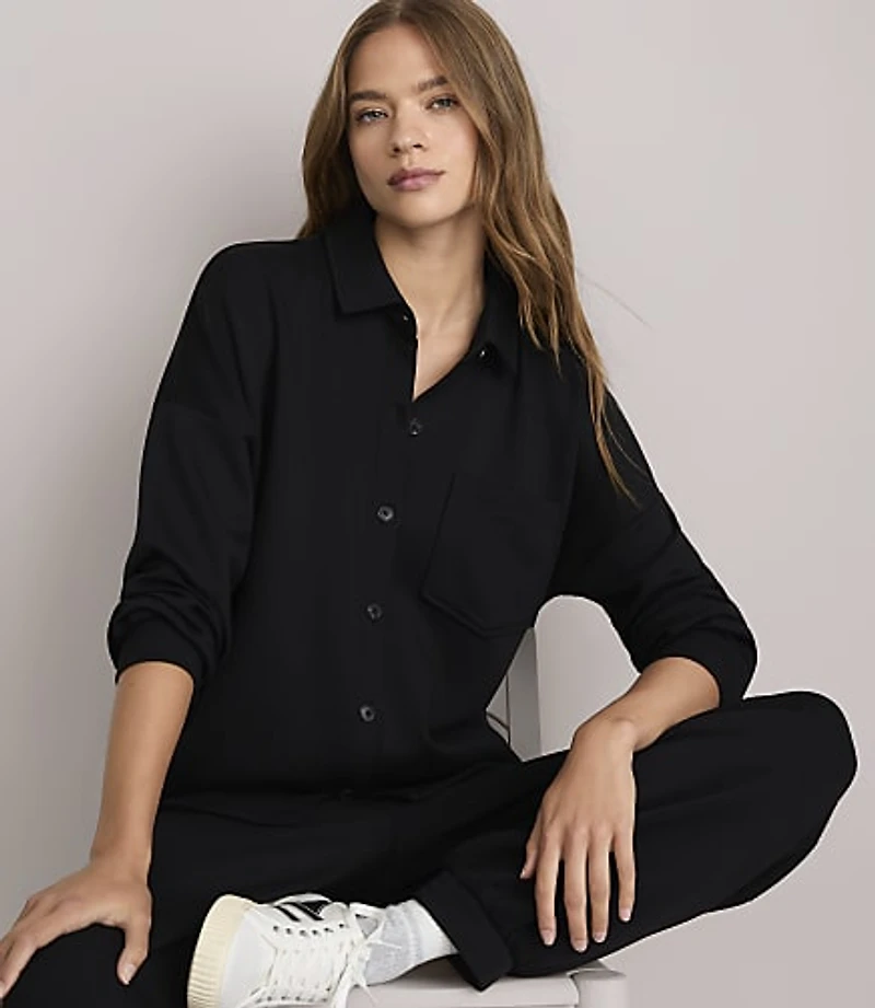 Lou & Grey Scubasoft Oversized Pocket Shirt