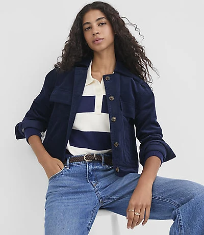Brushed Corduroy Cadet Jacket