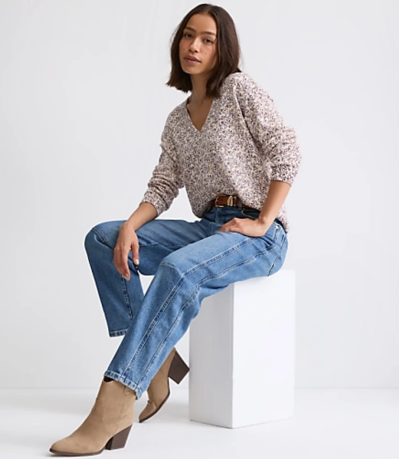 Floral Relaxed Sweater