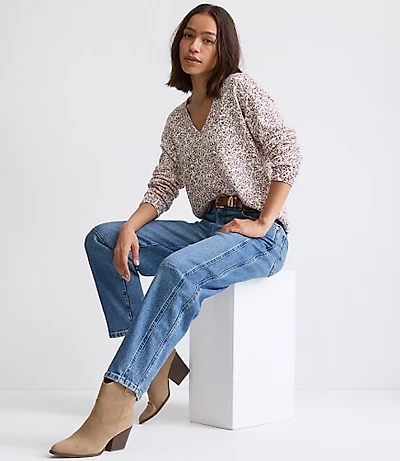 Floral Relaxed Sweater