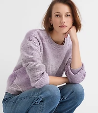 Spacedye Textured Sweater