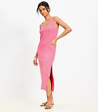 Perfect Ribbed Tank Midi Dress