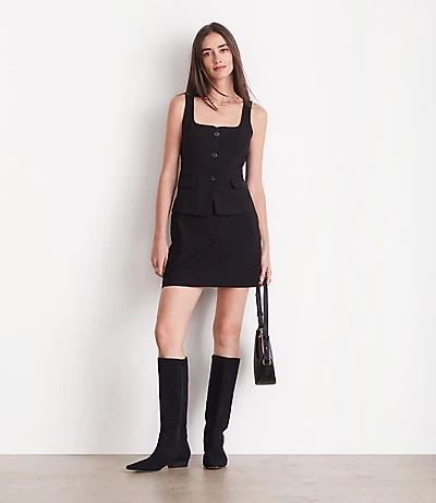 LOFT Versa Seasonless Square Neck Pocket Vest