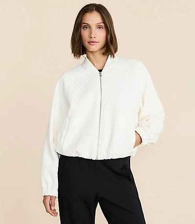 Lou & Grey Quilted Bomber Jacket
