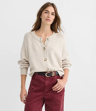 Petite Oversized Chunky Cardigan