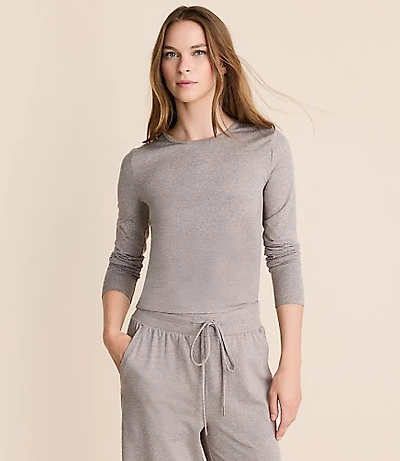 Lou & Grey Heathered Brushedsoft Tee