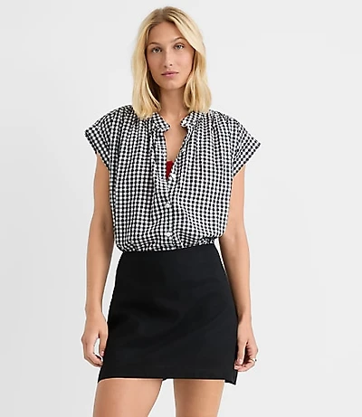Linen Cotton Modern Mini Skort