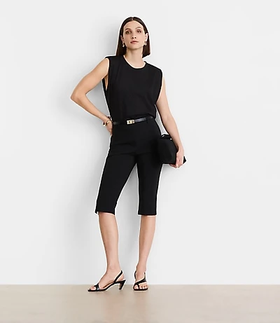 Petite LOFT Versa Cap Sleeve Jersey Top
