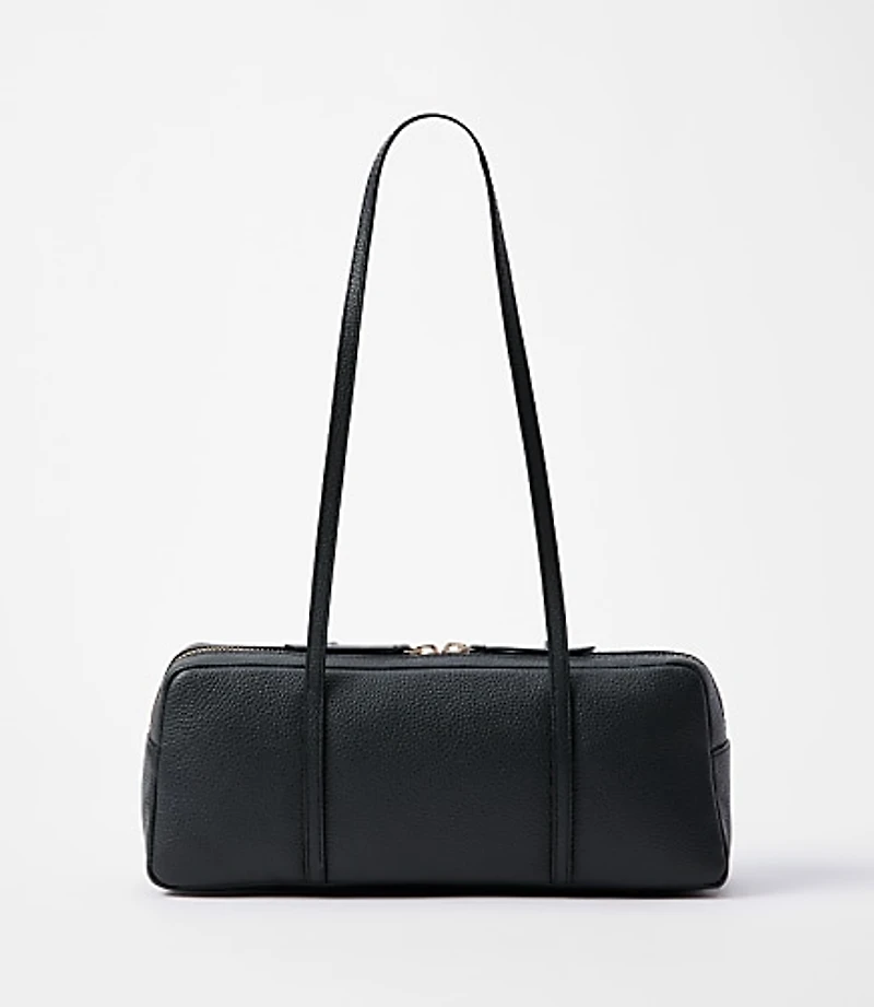LOFT Versa Pebbled Leather East West Bag