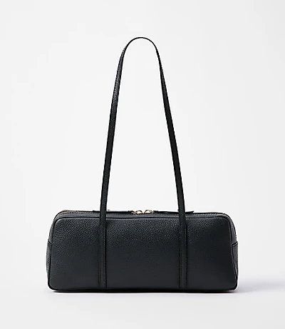 LOFT Versa Pebbled Leather East West Bag