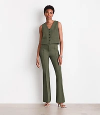 Petite LOFT Versa Ponte Pocket Vest