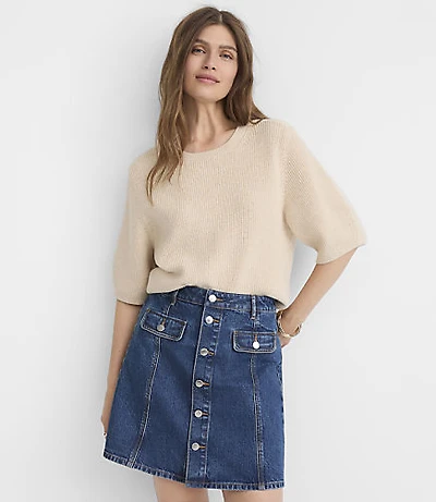 Heathered Relaxed Sweater Tee