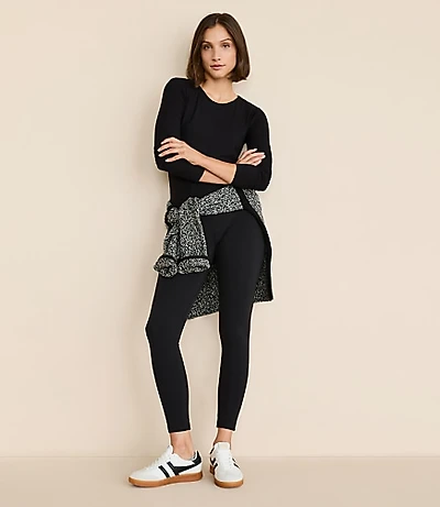 Lou & Grey Cozy Fleece Back Leggings
