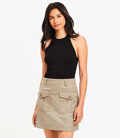 Ribbed Halter Sweater