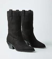 Mid Calf Western Boots