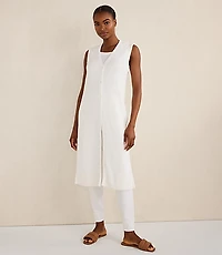 Haven Well Within Organic Cotton Linen Stitch Duster