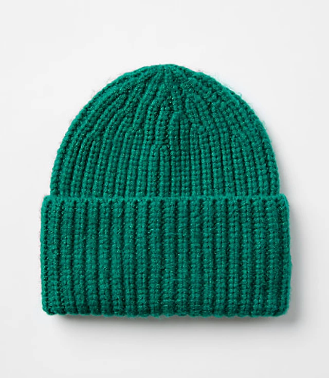 By Anthropologie Cuffless Ribbed Beanie | The Summit display picture 3