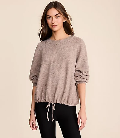 Lou & Grey Cloudstitch Drawstring Sweater