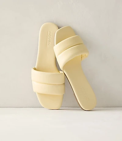 Haven Well Within Quilted Leather Slides
