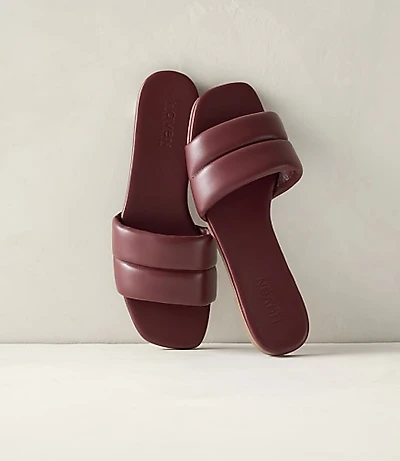 Haven Well Within Quilted Leather Slides
