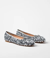Sequin Ballet Flats